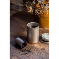 Visit the Keith Titanium Store Keith Titanium Ti3521 Double-Wall Mug with Tea Infuser  15.2 fl oz (Gray)