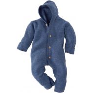 Engel Merino Wool Organic Fleece Baby Newborn Romper Hooded Footed