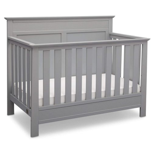  Serta Fall River 4-in-1 Convertible Baby Crib, Grey