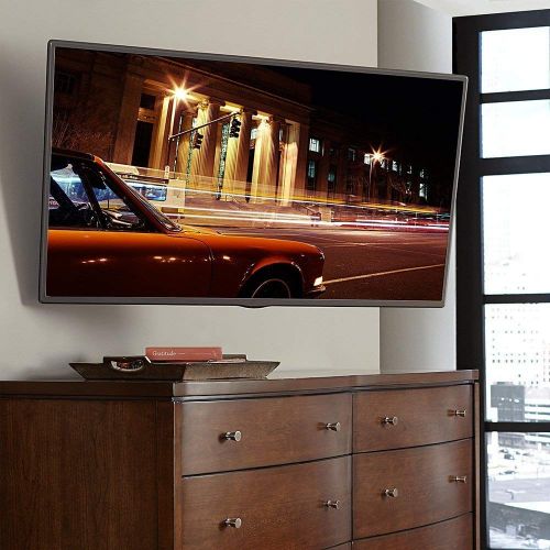  ECHOGEAR Full Motion TV Wall Mount Bracket for 26-55 Inch TVs  Extend, Tilt and Swivel Your TV - Easy Single Stud Install