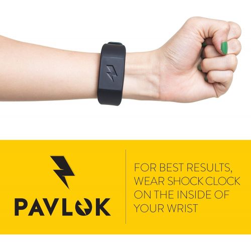  Pavlok Shock Clock Wake Up Trainer  Wearable Smart Alarm Clock - Never Hit Snooze Again