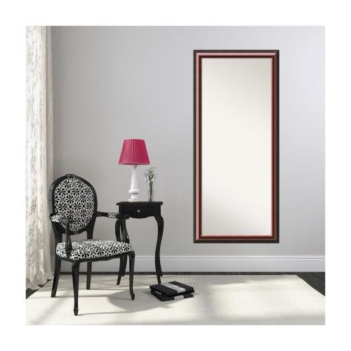  Amanti Art Full Length Mirror | Solid Wood Full Body Mirror | Cyprus Walnut Mirror Full Length | Floor Length Mirror 28.88 x 64.88