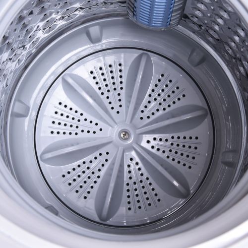 Globe House Products GHP 8-Lbs WashSpin Rated Capacity Fully Automatic Laundry Washing Machine with Drain
