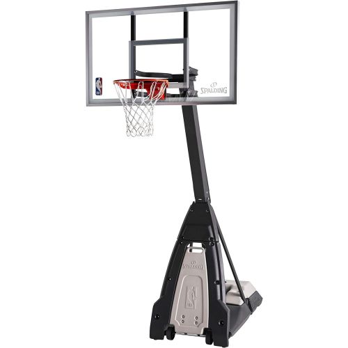 스팔딩 Spalding NBA The Beast Portable Basketball System - 60 Glass Backboard