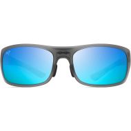 Maui Jim Sunglasses | Mens | Big Wave 440 | Wrap Frame, Polarized Lenses, with Patented PolarizedPlus2 Lens Technology