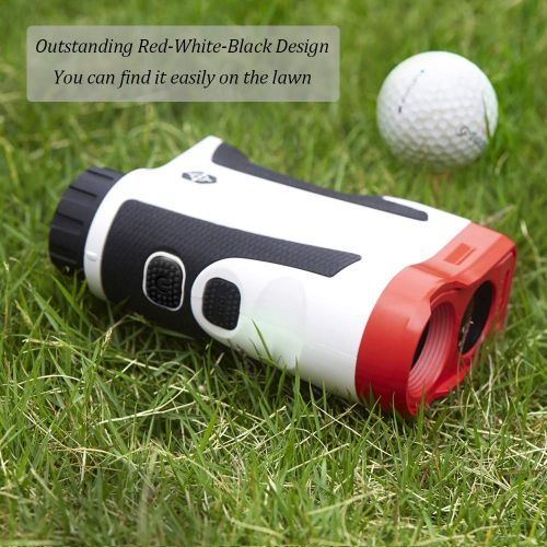  BIJIA 6x22 600m Laser Golf Rangefinder with Pinsensor 6X Magnification Support Vibration and USB Charging Flag Lock Slope Correction Distance Measurement Golf and Hunting Range Fin