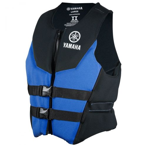 야마하 Yamaha Waverunner Premium Neoprene Life Jacket Vest PFD Blue