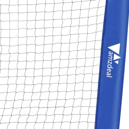  Amzdeal amzdeal Badminton Net 17ft Height Adjustable Portable Tennis Volleyball Net for Indoor Outdoor Use with StandFrame