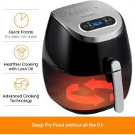 Rosewill RHAF-15004 Black 1400W Multifunction Electric Air Fryer, Timer and Temperature Control - for Healthy Frying with Little to No Oil …