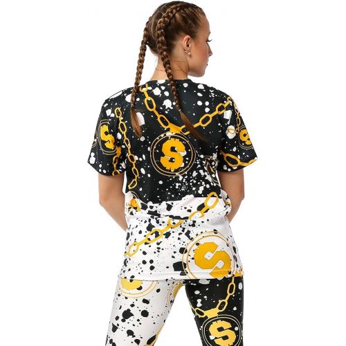 Alexandra Collection Youth Cash Mo Money Crewneck Hip Hop Dance Costume (Top Only)