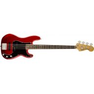 Squier by Fender Vintage Modified Precision Beginner Electric Bass Guitar - PJ - Candy Apple Red