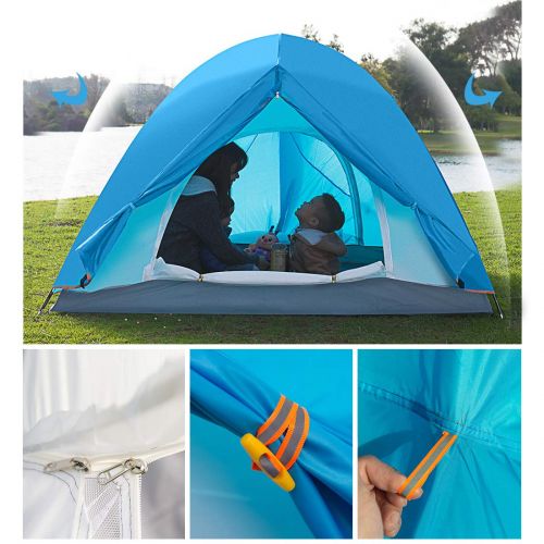  Odoland JPFS 3-4 Person Double Layer Waterproof Camping Tent