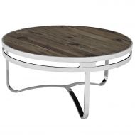 Modway Provision Wood Top Round Coffee Table