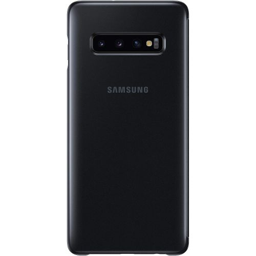 삼성 Samsung Galaxy S10+ S-View Flip Case, Black, Model:EF-ZG975CBEGUS