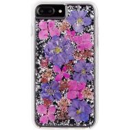 Case-Mate iPhone 8 Plus Case - KARAT PETALS - Made with Real Flowers - Slim Protective Design for Apple iPhone 8 Plus - Purple Petals