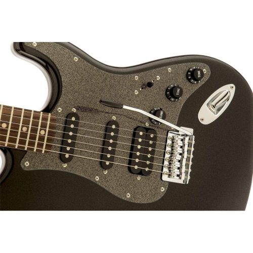  Squier Affinity Series Stratocaster HSS Electric Guitar Montego Black Metallic