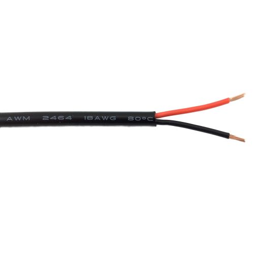  LED Lighting 50 Feet Power Cable LED Low Voltage Lighting Ul2464 182 Red & Black Pair 12  24 Volt Dc