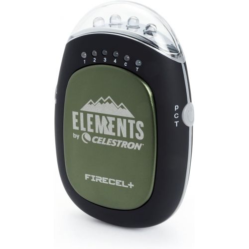 셀레스트론 Celestron FireCel Plus - Hand WarmerChargerFlashlight, Green (93544)