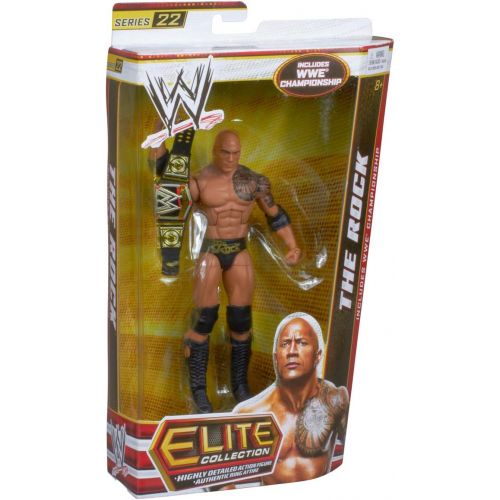 더블유더블유이 WWE Elite Collection Series 22 The Rock Action Figure