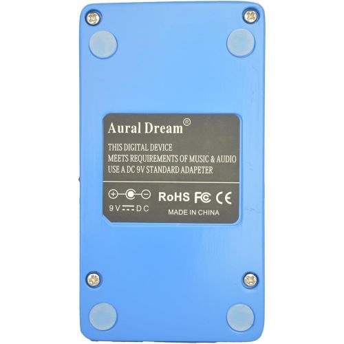  Aural Dream EQ Boost Cut-off Digital Guitar Pedal with Parameter EQ,Shelf filter and Peak filter including Boost and cutoff function,True Bypass