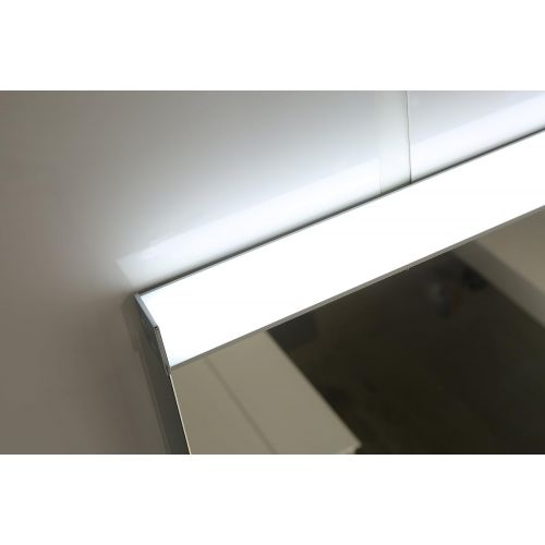  GS MIRROR 36X28 Inch Wall Mounted Led Lighted Bathroom Mirror with Touch Switch(GS099-3628N) (36x28 inch New)
