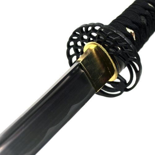  Ace Martial Arts Supply Classic Crane Tsuba Handmade Samurai Katana Sharp Sword-Musha