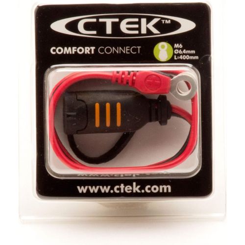  [아마존 핫딜] [아마존핫딜]CTEK Comfort Connect Direct Connect Adapter (M6 Muttern), Ideal Fuer Schwer Erreichbare Batterien, 40cm Kabellange