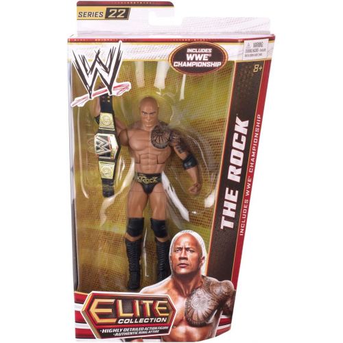 더블유더블유이 WWE Elite Collection Series 22 The Rock Action Figure