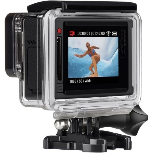 고프로 GoPro Hero 4 Silver Edition 12MP Waterproof Sports & Action Camera Bundle with 2 Batteries