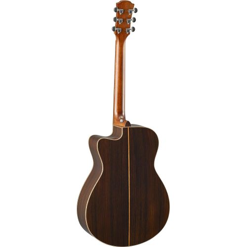 야마하 Yamaha 6 String Series AC3R Small Body Cutaway Acoustic-Electric Guitar-Rosewood, Vintage Natural, Concert VN