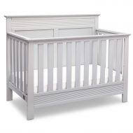 Serta Fall River 4-in-1 Convertible Baby Crib, Grey