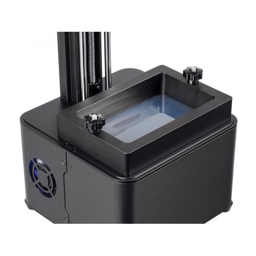  Monoprice Mini SLA Resin UV 3D Printer With (120 x 70 x 200 mm) Build Area, Ultra High Resolution + Free 250ml Red Photopolymer Resin