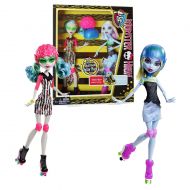 Mattel Year 2012 Monster High Skultimate Roller Maze Series Exclusive 2 Pack 10 Inch Doll Set - Daughter of the Zombies Ghoulia Yelps and Daughter of The Yeti Abbey Bominable with