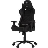 HHGears XL 500 Series PC Gaming Racing Chair Black with HeadrestLumbar Pillows