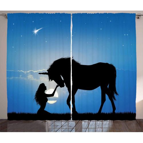  Ambesonne Sports Decor Collection, Baseball Themed American Sport Team Rustic Design Silhouette Illustration Image, Living Room Bedroom Curtain 2 Panels Set, 108 X 84 Inches, Black