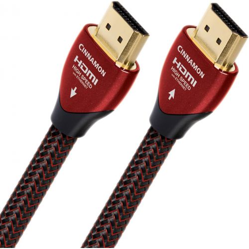  AudioQuest Cinnamon 3m (9.84 ft.) BlackRed HDMI Cable (2-Pack Bundle)