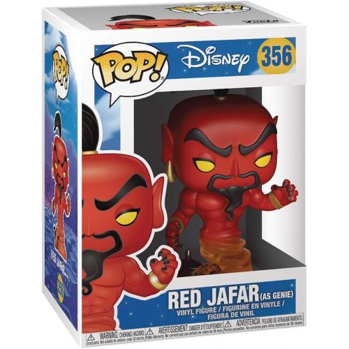  Disney: Aladdin - Red Jafar as Genie Funko Pop! Vinyl Figure (Includes Compatible Pop Box Protector Case)