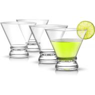 [아마존 핫딜]  [아마존핫딜]JoyJolt 4-Piece Afina Cocktail Glasses Set, Martini Glasses- 8-Ounces