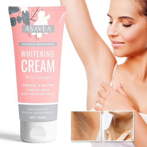  [아마존 핫딜]  [아마존핫딜]AsaVea Lightening Cream, Underarm Whitening Cream Effective for Armpit, Knees, Elbows, Sensitive & Private...