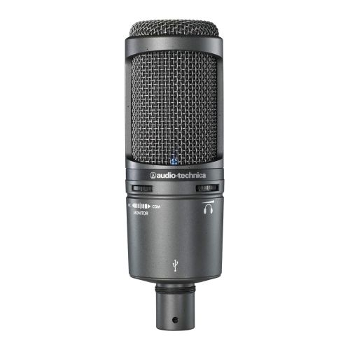 오디오테크니카 Audio-Technica AT2020USB+ Condenser USB Microphone wKnox Pop Filter & Boom Arm