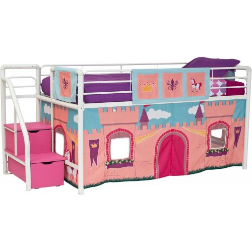  DHP Curtain Set for Junior Loft Bed with Princess Castle Design