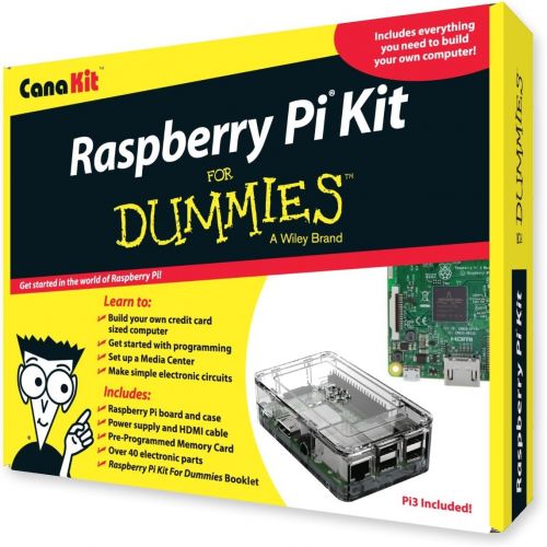  CanaKit Raspberry Pi Kit for Dummies (Pi 3 Included)