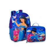Princess Jasmine - Aladdin 16 Backpack W/ Detachable Lunch Box
