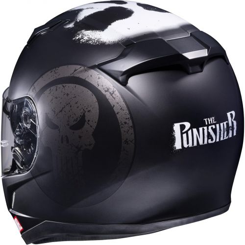  HJC Helmets HJC CL-17 Motorcycle Helmet Marvel Series The Punisher Black XX-Large