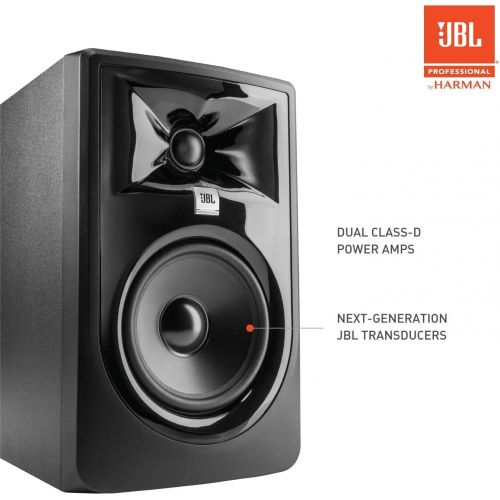 제이비엘 JBL Professional JBL 305P MkII 5 Two-Way Studio Monitoring Speakers (Pair)