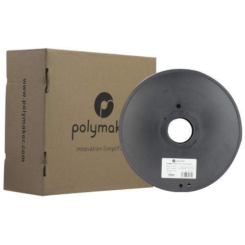  Polymaker PolyMax PLA 3D Printer Filament Black 1.75mm 3 kg. Jam-Free and 9 Times Stronger Than Regular PLA