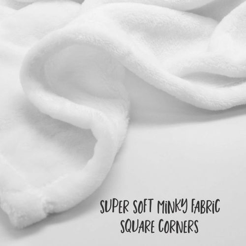 제네릭 Flamingo Girl Milestone Blanket - Floral Design - Swaddle and Comfort Blanket (50 x 60 - Minky)
