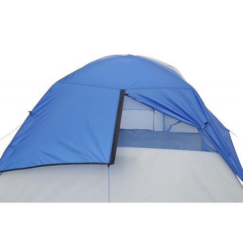  Odoland OZARK TRAIL 4 Person Camping Dome Tent Bundle 100 Lumen Deluxe LED Tent Light - Camping