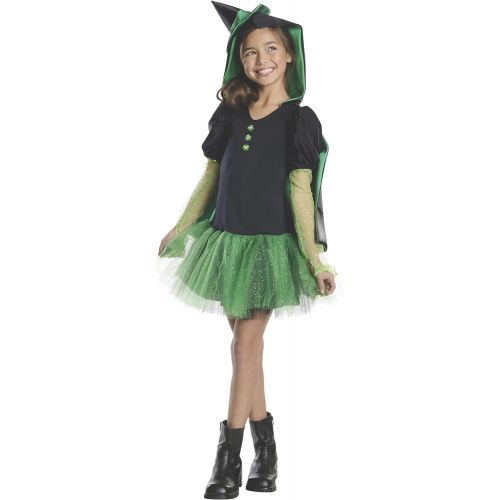  Rubies Wizard of Oz Wicked Witch of The West Hoodie Dress Costume, Child Large