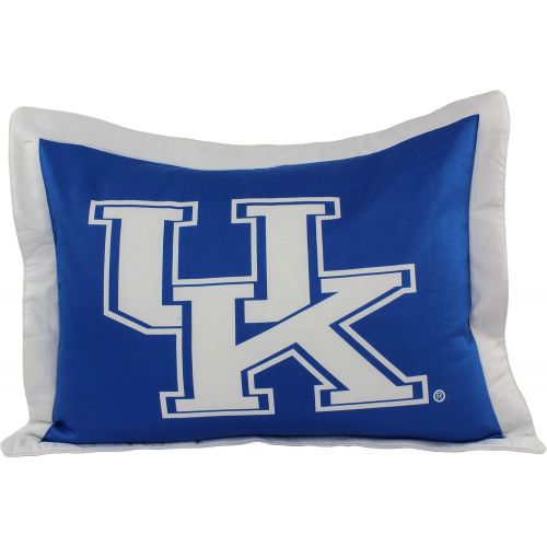  College Covers Kentucky Wildcats Printed Pillow Sham